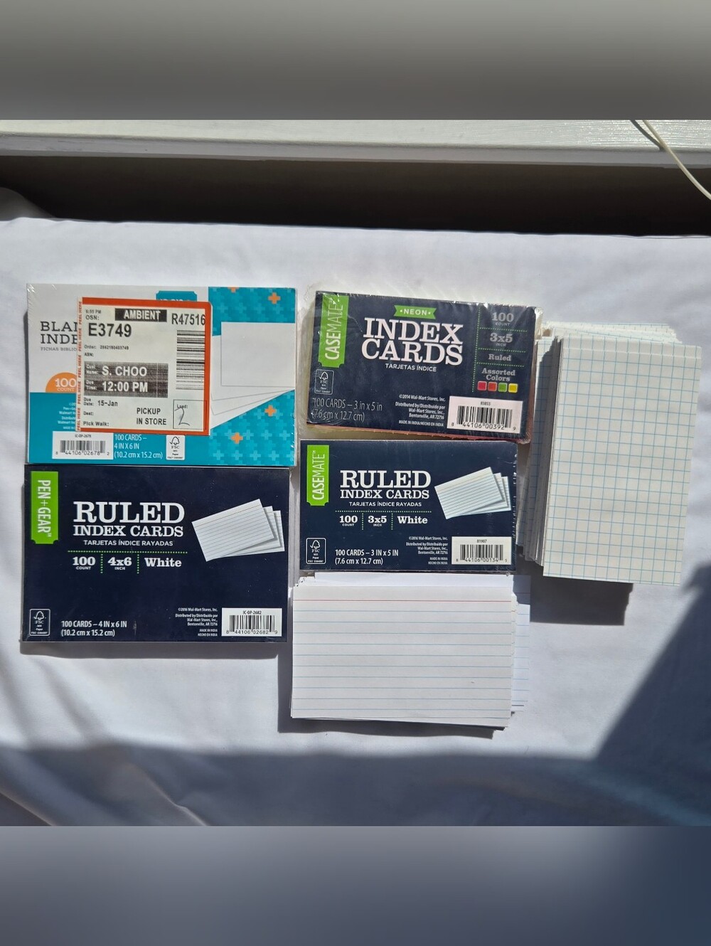 700+ Index Cards, 4x6, 3x5, Lined, Blank, Gridded, Colorful, Note Cards